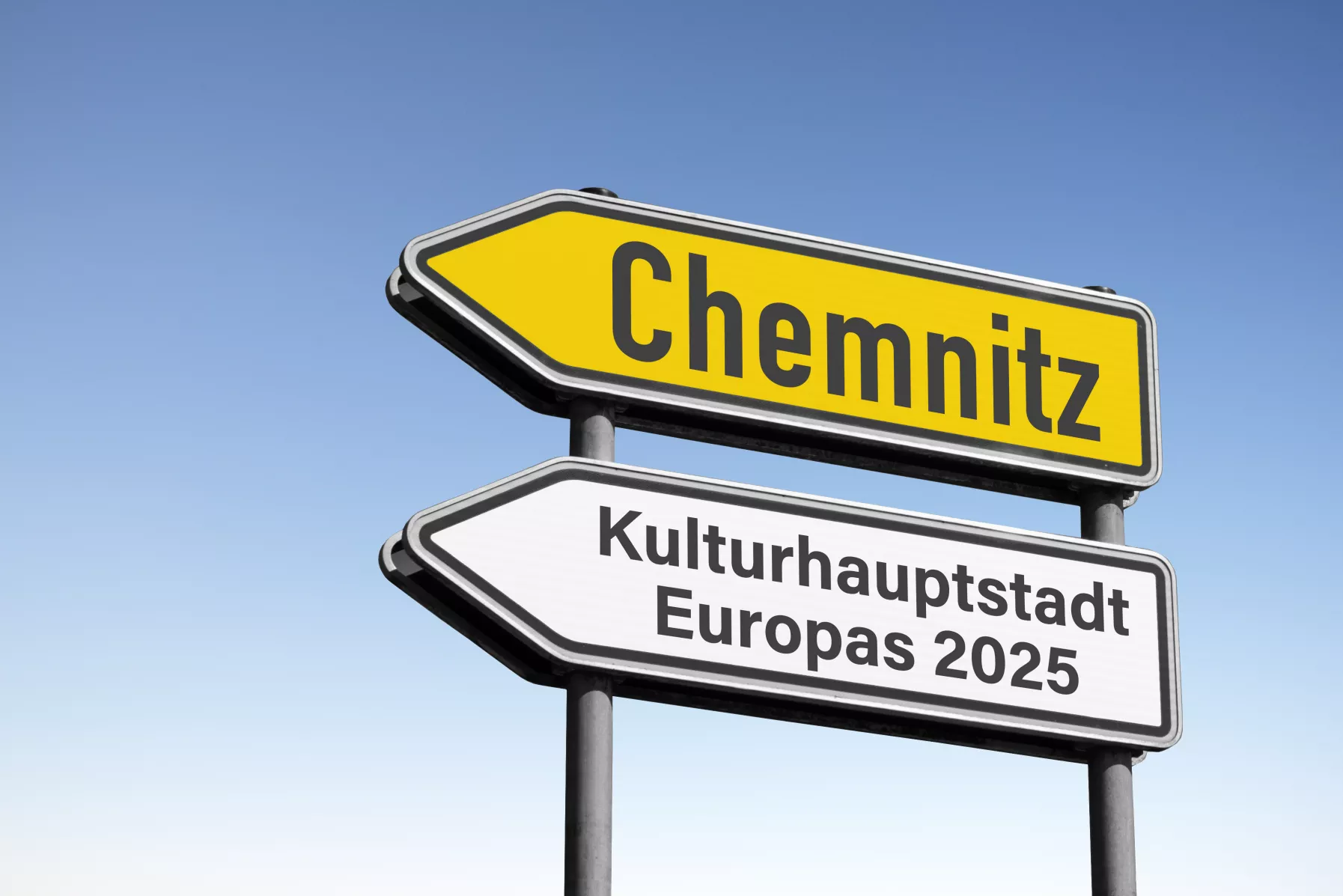 Richtungsschild Chemnitz Richtungsschild Chemnitz
